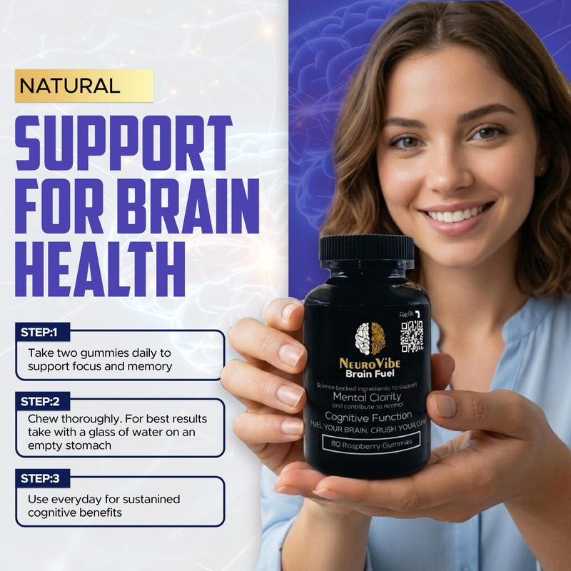 Focus Gummies for Memory Support with Alpha GPC, 30 Day Supply