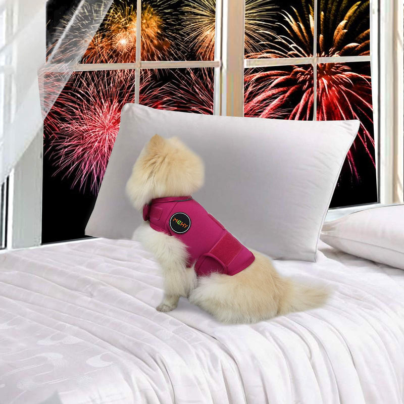 Dog Anxiety Vest, Anxiety Relief for Dogs, Dog Calming Coat (Rose S) Small Rose - PawsPlanet Australia