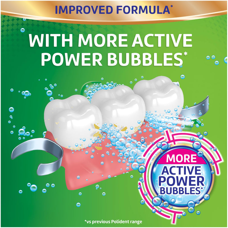 [Australia] - Polident Smokers Antibacterial Dental Appliance Cleanser Tablets, 90 Count 