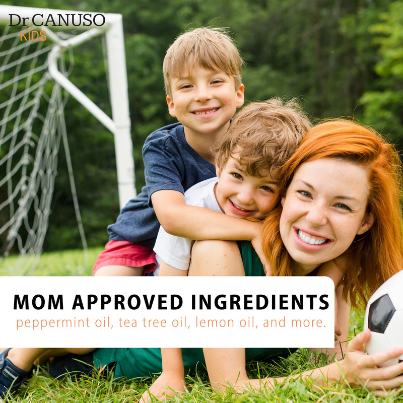 Kids Foot Spray by Dr. Canuso, Natural Shoe Freshener for Kids and Adults, No Sticky Residue, Fights Stinky Feet and Strong Odors Fast, Packed with All Natural Essential Oils, Talcum Free