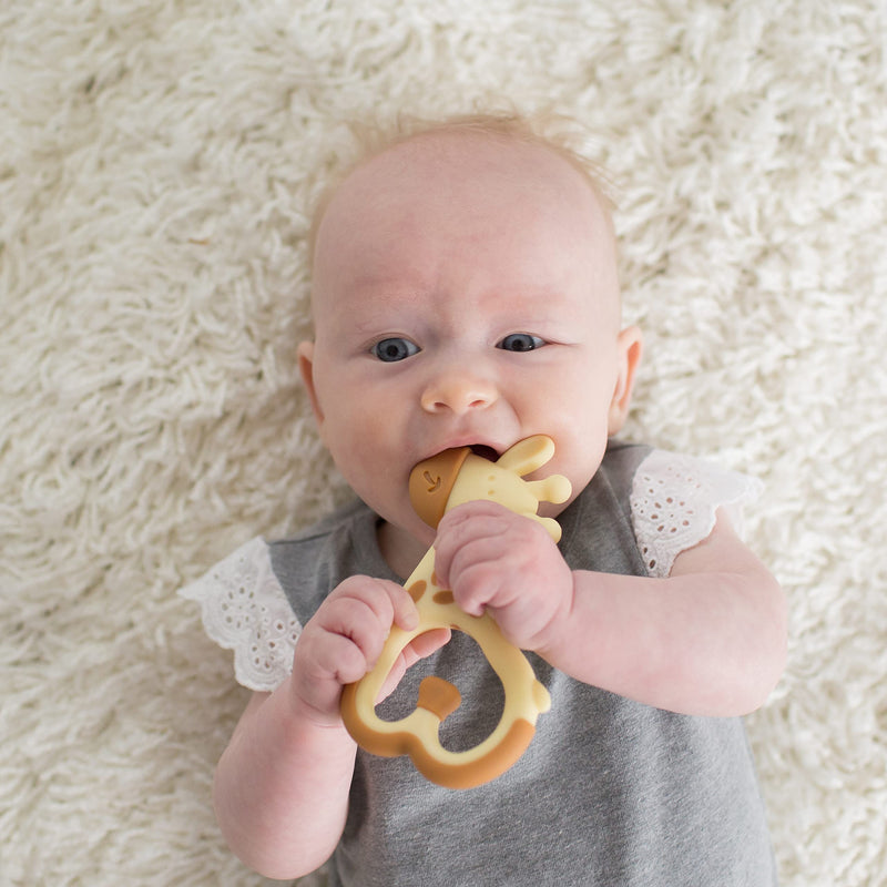 [Australia] - Dr. Brown's Ridgees Giraffe, Massaging Baby Teether, Designed by a Pediatric Dentist, BPA Free, 3m+ 