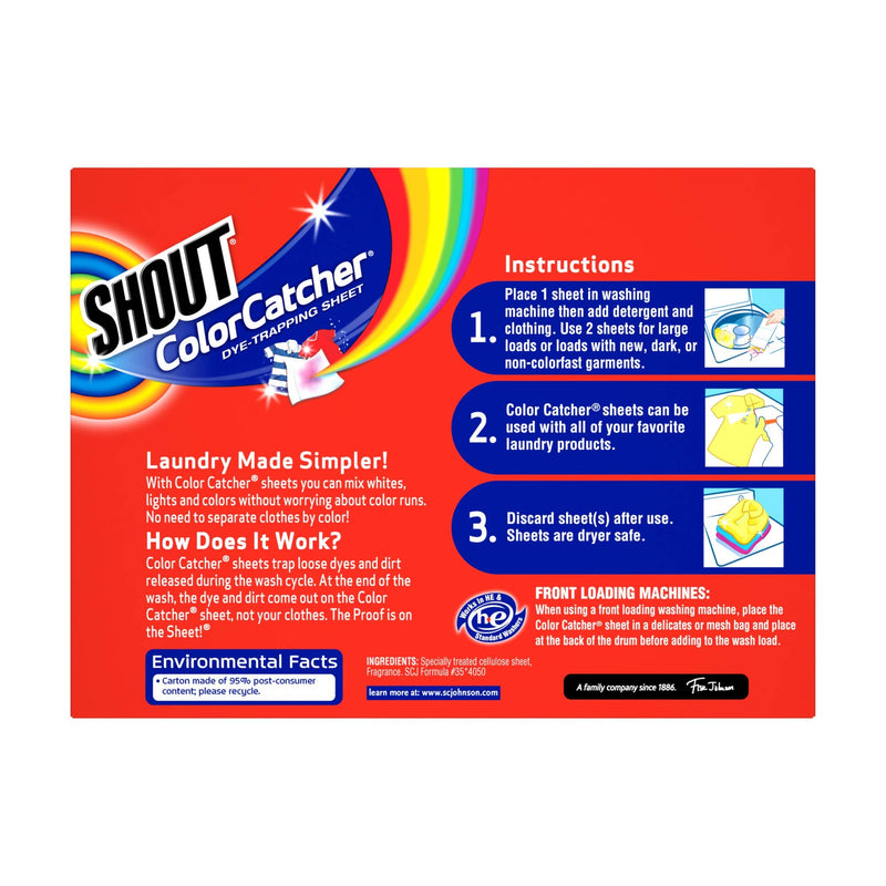 [Australia] - SHOUT Color Catcher, Dye-Trapping Sheets, 24 Sheets 