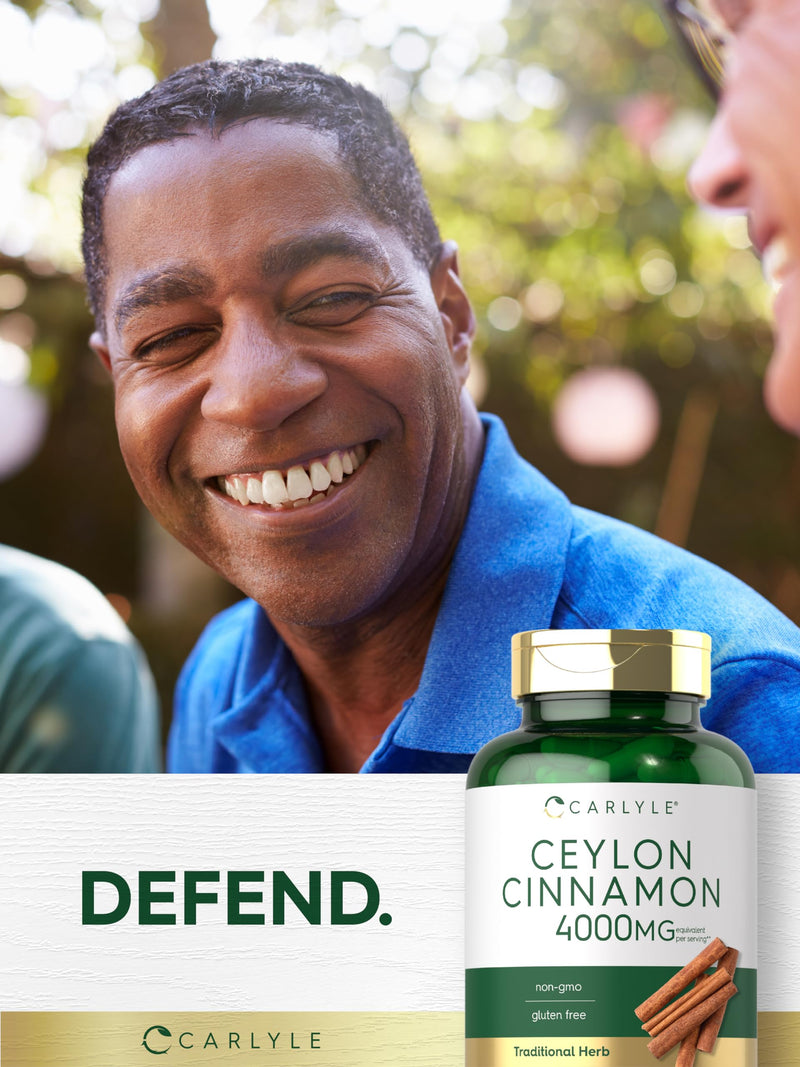 [Australia] - Carlyle Ceylon Cinnamon Capsules | 120 Count | 60 Servings | Non-GMO and Gluten Free 