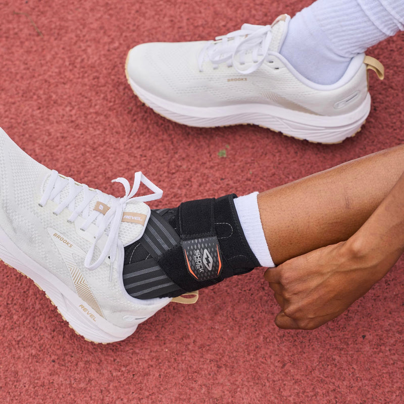 [Australia] - Shock Doctor Low Profile Ankle Brace with Figure-8 Strap for Strong Support. Made for Cleats/Athletic Shoes. Fits Left or Right (X-Large/XX-Large) X-Large/2X-Large (Pack of 1) 