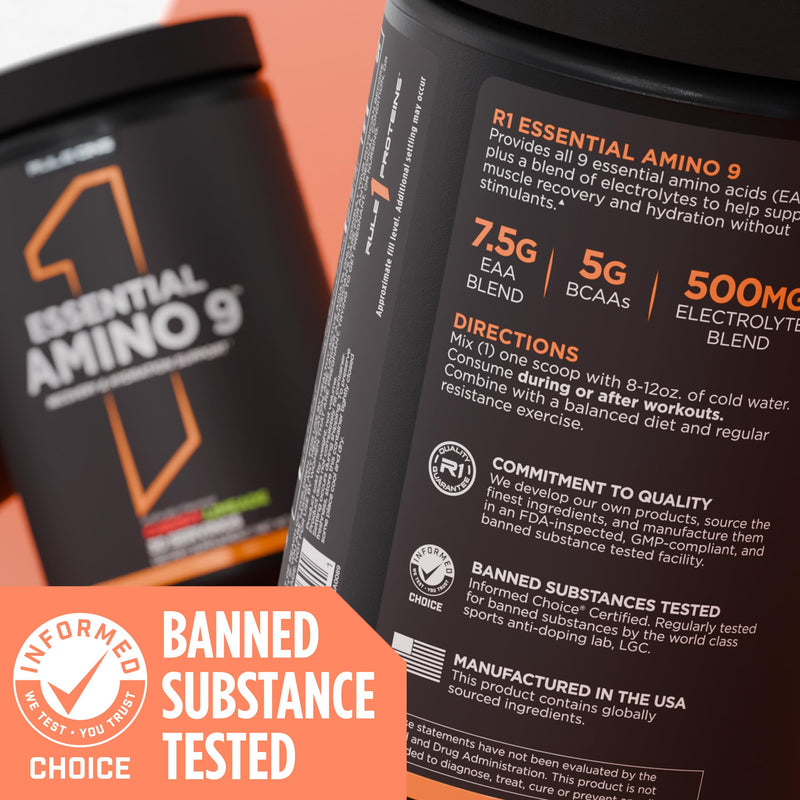 Rule One Essential Amino 9, Grape - 345g