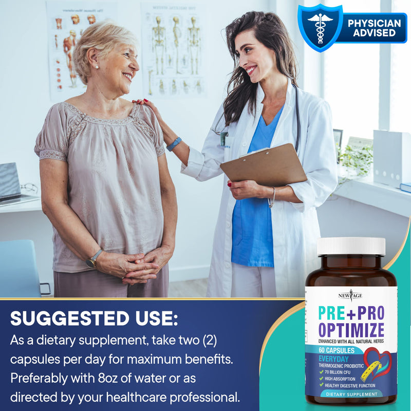[Australia] - Pro Optimize Probiotics for Women, Menopause, 70 Billion CFU, Digestive Health - Relief for Bloating, Hot Flashes, Joint Support, Night Sweats - Gut Health & Metabolism - Dong Quai (60 (Pack of 1)) 60 (Pack of 1) 
