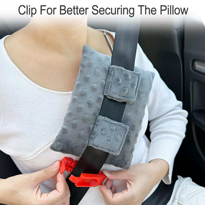 [Australia] - Pacemaker Pillow Chemo Port Pillows for Mastectomy, Open Heart Surgery Recovery Gifts Breast Cancer Bypass Post Surgery Cushion, Minky Dot Dark Gray 