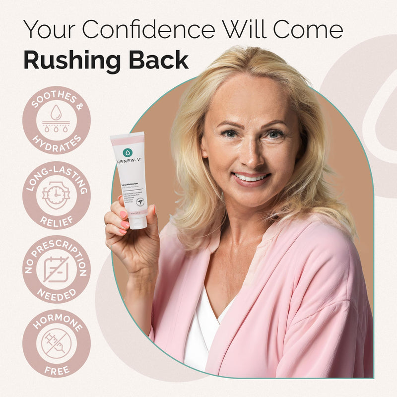 [Australia] - Natural Vaginal Moisturizer For Dryness & Itching - Vulva Balm for Irritation Relief, Anti Itch & Women Menopause Support - Hormone Free, Unscented, Paraben-Free - Made in USA, 2 oz 1 