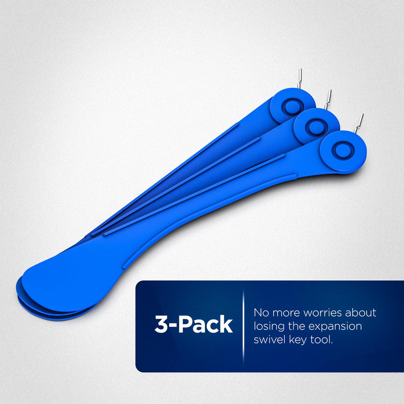Galvanox Dental Orthodontic Expansion Swivel Key Tool for Palatal Expanders (3 Pack) 3 Pack