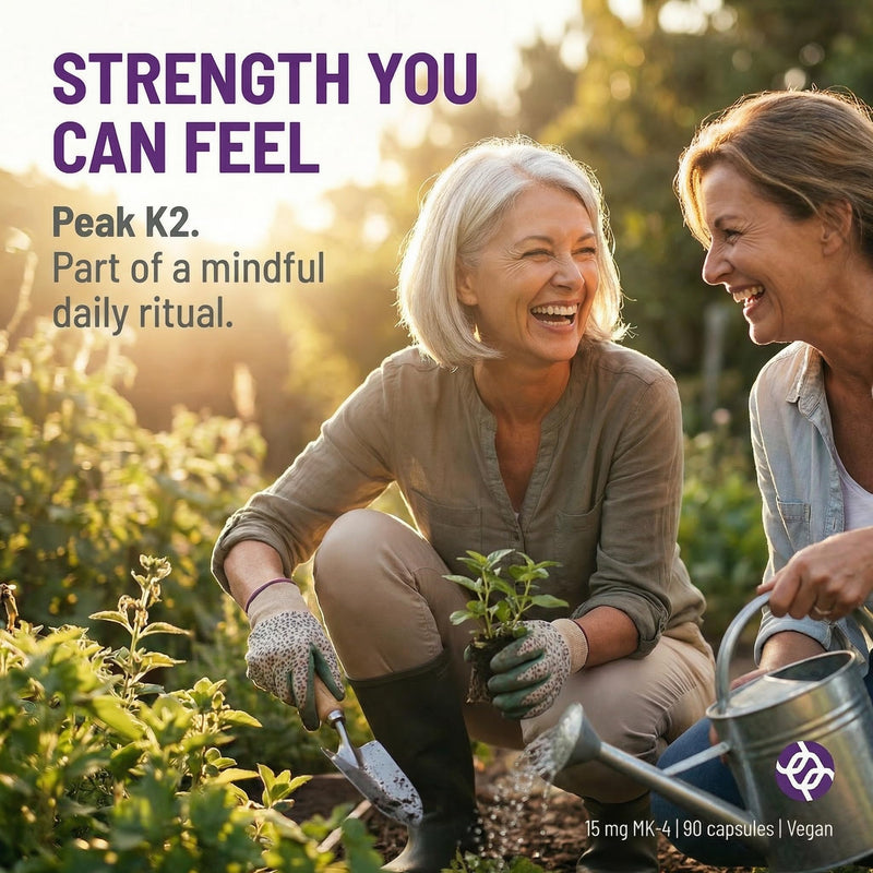 AOR Peak K2 Vitamin K2 MK-4, 15 mg per Capsule, 90 Vegan Capsules | MK-4 Form, 15 mg per Capsule, 1-3 Month Supply, Vegan Capsules