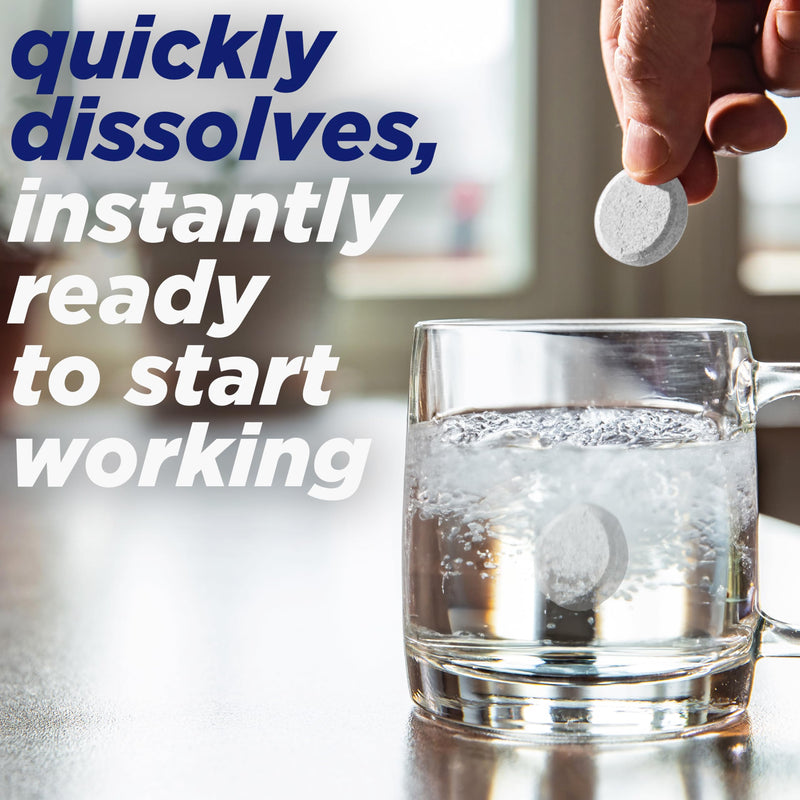 [Australia] - Alka-Seltzer Plus Severe, Cold & Flu Medicine, Citrus Effervescent Tablets, Nasal & Sinus Congestion, Sneezing, Runny Nose, Cough, Sore Throat 24 Count, Packaging May Vary 24ct 