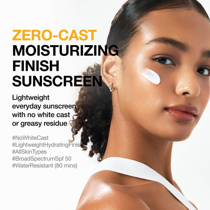 [Australia] - Anua Zero-Cast Moisturizing Finish Sunscreen,SPF 50, Glow Natural Sunscreen,No White cast, Hyaluronic Acid, Niacinamide sun block for face,Oil-Free, Oxybenzone free, Travel Essential (50ml/1.69fl.oz) 