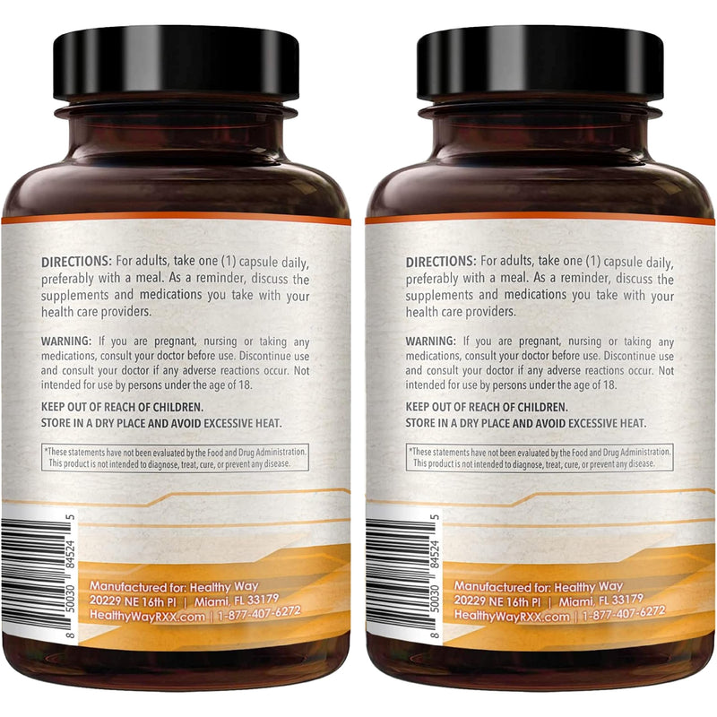 Coenzyme Q10 200mg CoQ10 Supplement - Once Daily Coq 10 200mg Powder Capsules for Healthy Heart Antioxidant and Energy Support - Non-GMO Quick Absorption Ubiquinone Q10 Coenzyme (400 Servings) 200 Count (Pack of 2)