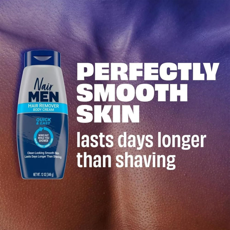 [Australia] - Nair Men Hair Removal Body Cream, 12 Ounce (Pack of 2) 13 Ounce (Pack of 2) 