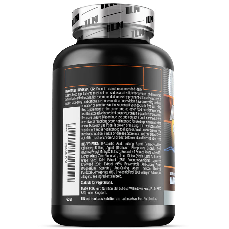 Anti-E Complex for Men – Hormonal & Estrogen Regulation Complex – 1 Month Course – Natural Blocker with D Aspartic Acid, Nettle Leaf, Resveratrol (120 Capsules) 120 count (Pack of 1)