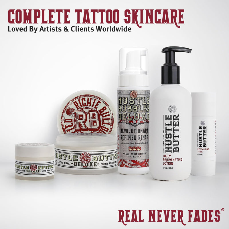 [Australia] - Hustle Butter Tattoo Aftercare - Portable Balm Stick - On The Go Tattoo Aftercare - Naturally Derived Vegan Cruelty Free - Mess Free - 1.6 oz 