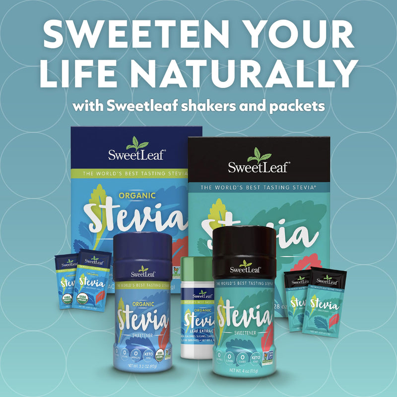 [Australia] - SweetLeaf Organic Stevia Powder Packets - Zero Calorie Sweetener with Stevia Leaf Extract, No Artificial Sweetener Additive, Sugar Free, Keto Friendly, Non GMO, Gluten Free - 70 Packets (Pack of 1) 70 Count (Pack of 1) 