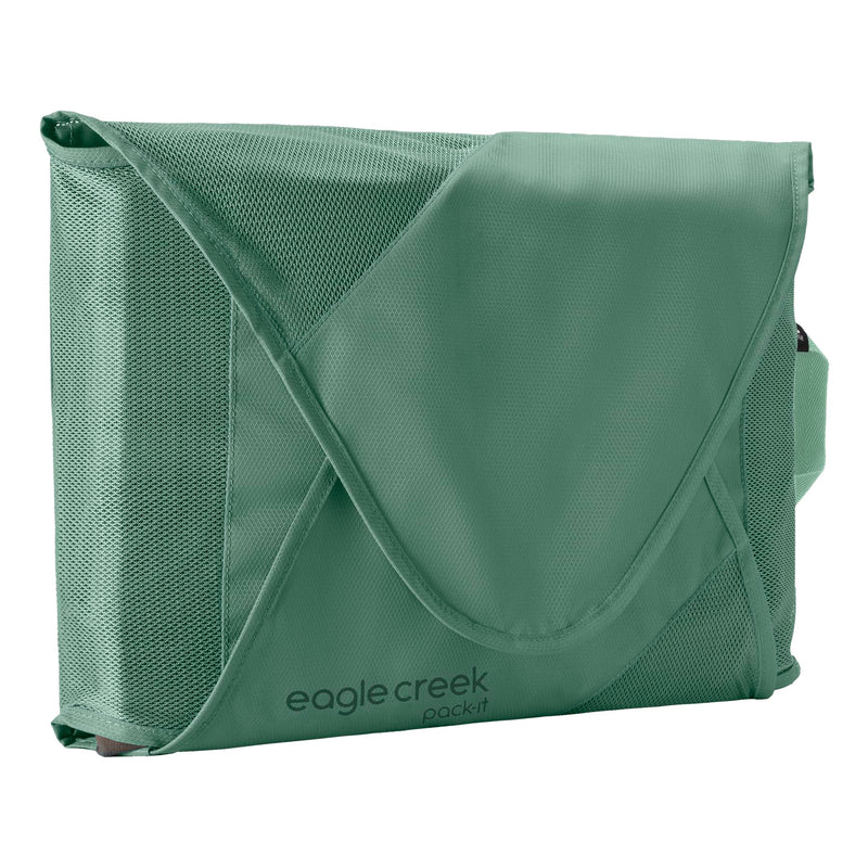 Eagle Creek Pack-It Reveal Garment Folder, Large, Willow Green | Travel Garment Bag with Compression Wings to Maximize Luggage Space, Convenient Top Handle, Quick-Drying Material