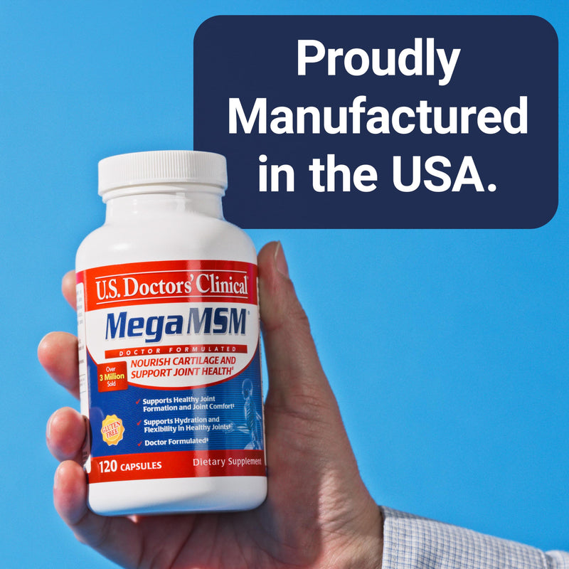 [Australia] - U.S. Doctors‚Äô Clinical Mega MSM Supplement for Joints with MSM + Vitamin C + Collagen and Neem - Clinically Proven to Promote Cartilage Tendon & Ligament Health (1 Month Supply ‚Äì 120 Capsules) 