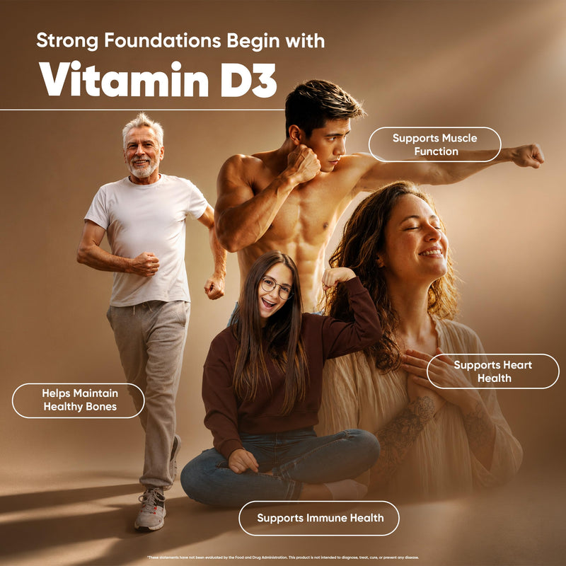 WeightWorld High Potency Vitamin D3 5000 IU (125mcg) - D3 Vitamin for Bone, Teeth, Muscle & Immune Support - 240 Easy-to-Swallow Tablets, 8-Month Supply, Vegan Plant-Based VIT D3, Non-GMO Vitamin D3 5000IU 240 Tablets