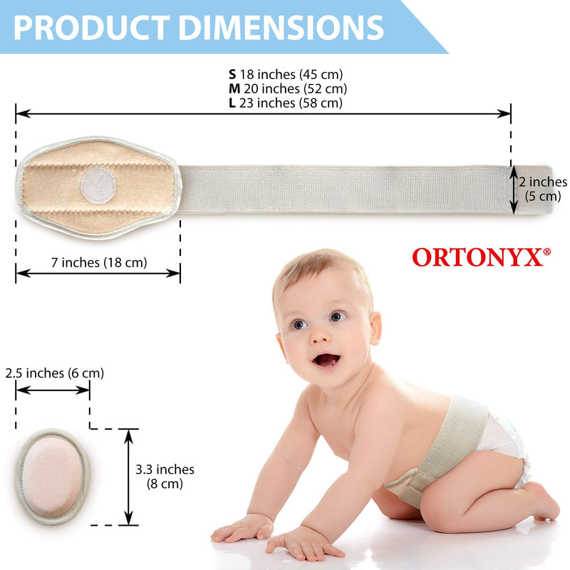 ORTONYX Baby Umbilical Hernia Belt - OX350 M (8-10") Beige