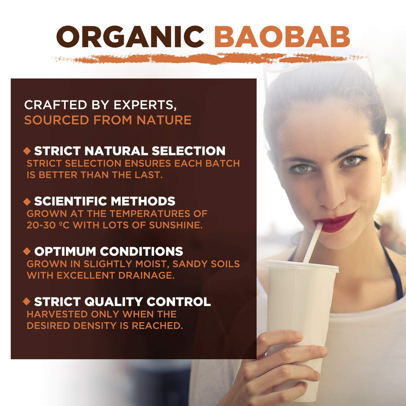MySuperfoods Organic Baobab Powder 500g | Immune Support | Gut Health & Blood Sugar Control 500 g (Pack of 1)