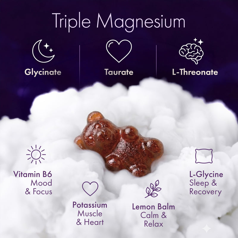 Magnesium Gummies 1000 mg/Serv with B6, Magnesium Complex, Chews for Relaxation, Stress Relief, Night Rest, Muscle & Cardio Support, Sugar Free, 120 Count, Cherry 120 Count (Pack of 1)