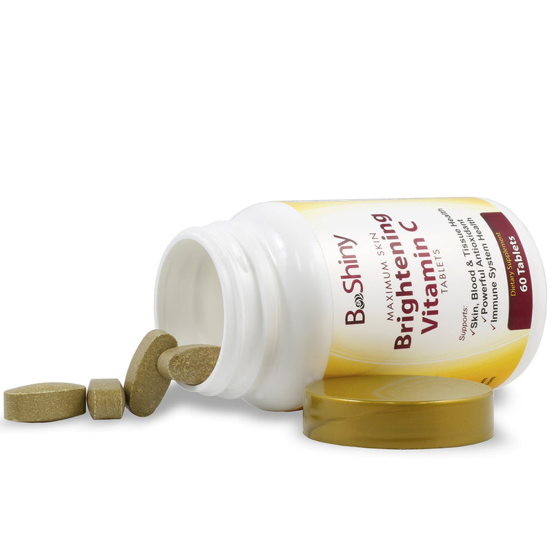 Vitamin C 1000mg Tablets with Rose Hips and Citrus Bioflavonoids, 60 Vegan Tablets, Food Supplement