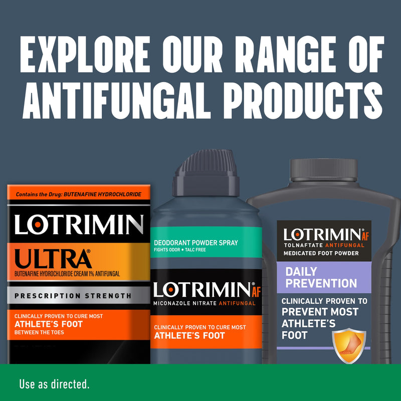 [Australia] - Lotrimin Medicated Deodorant Powder Spray with Miconazole Nitrate 2%, 4.6 oz (Pack of 3) Fresh 4.6 Ounce (Pack of 3) 