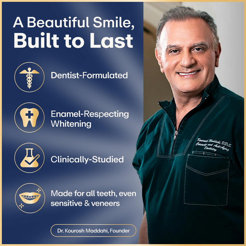 Lumineux Teeth Whitening Strips, Peroxide Free, 9 Treatments (1 Month) | Peroxide free, enamel safe, dentist formulated, clinically tested & proven, free from harsh ingredients, no sensitivity 1 Month Supply