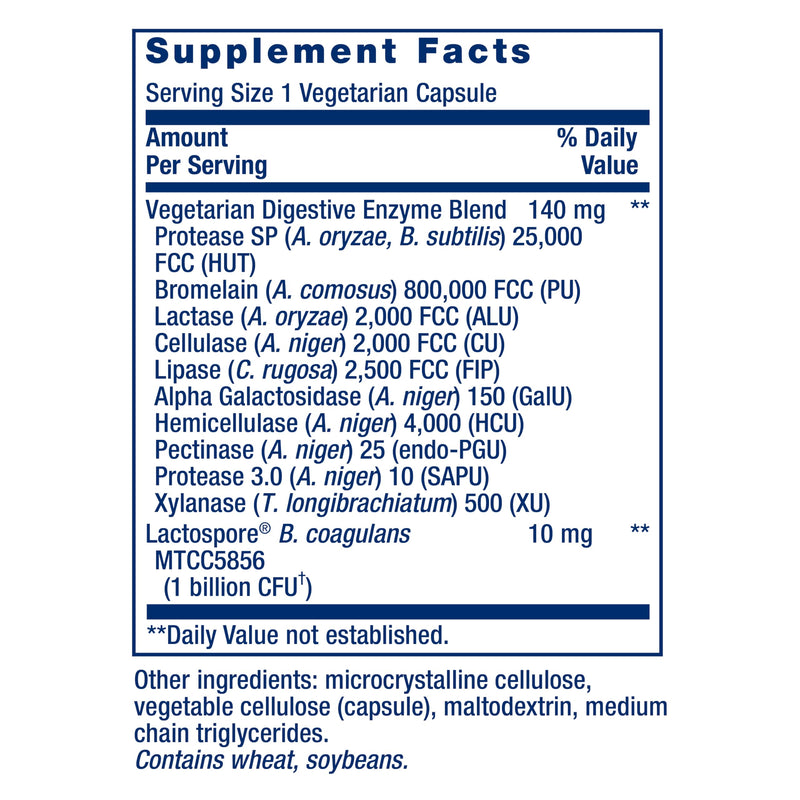 Life Extension 60-Count Super Digestive Enzymes & 5000 IU Vitamin D3 Capsules for Digestion, Bone, Brain, Immune Health Probiotics + Vitamin D3 125 mcg