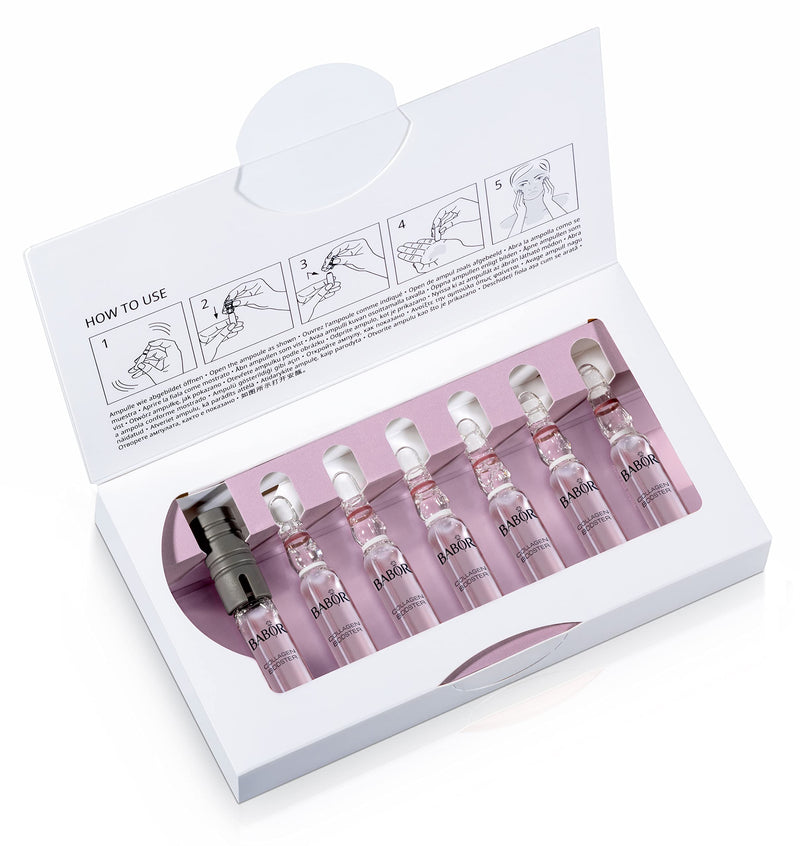 [Australia] - BABOR Collagen Booster, anti-aging serum ampoules for the face, with tripeptide for more elasticity and smoothness, ampoule concentrates, 7 x 2 ml market launch 2022 