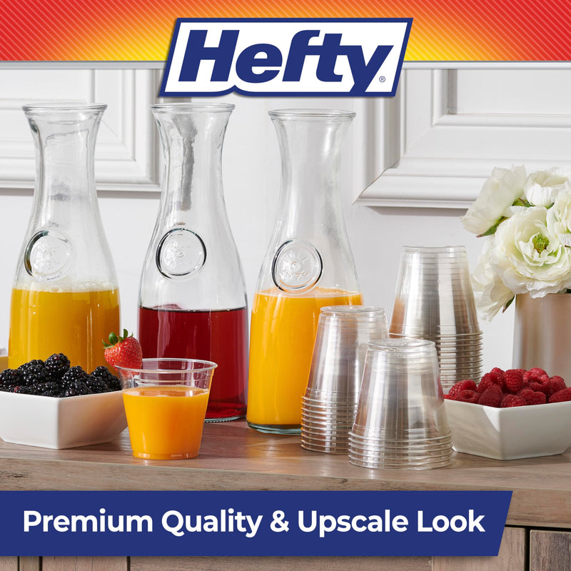 [Australia] - Hefty Deluxe Clear Plastic Party Cups (9 Ounce, 40 Count) 40 Count (Pack of 1) 