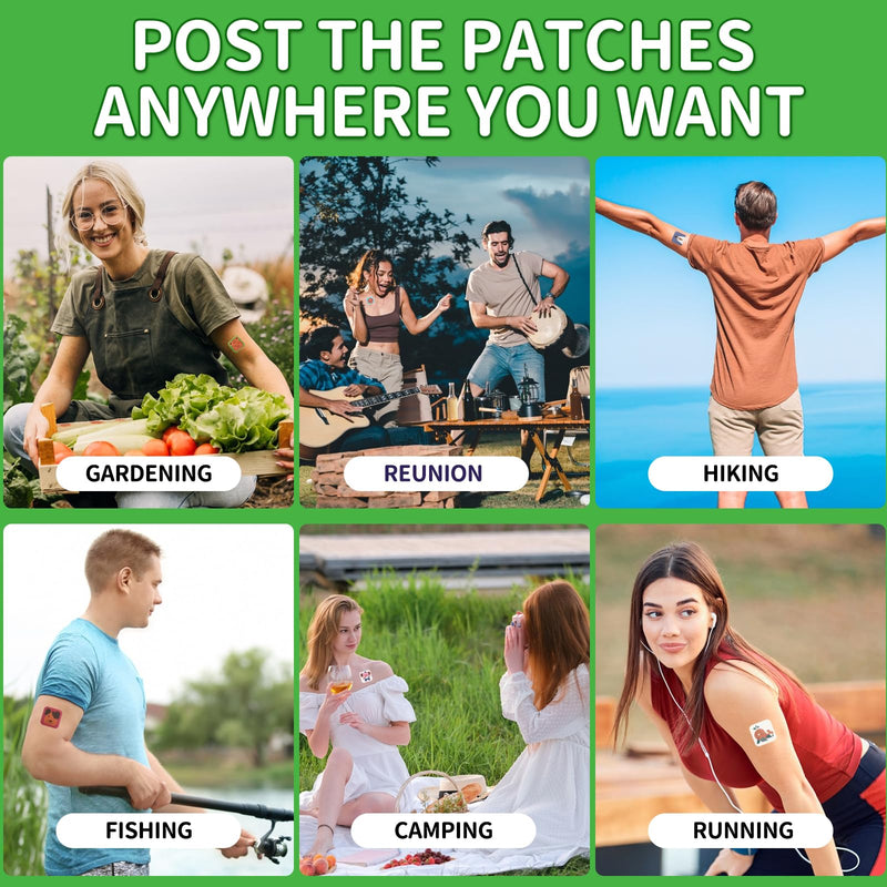 [Australia] - CHALLEY-YOKI Pack of 72 mosquito plasters for children and adults, mosquito protection stickers, mosquito plasters against itching, anti-mosquito stickers, mosquito protection stickers for mosquito bites, mosquito plasters 
