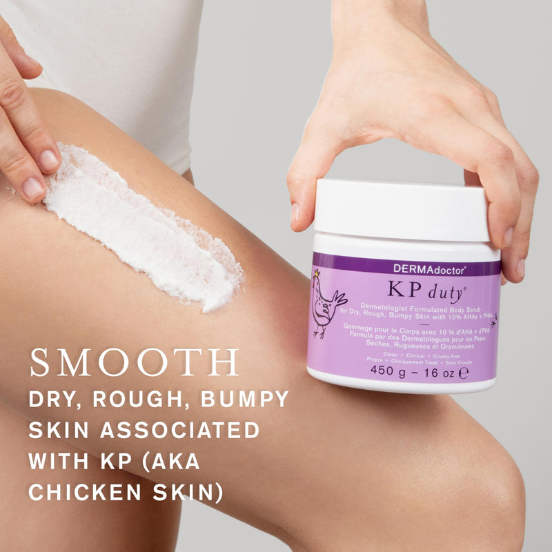 [Australia] - DERMAdoctor KP Bump Eraser Body Scrub Dermatologist Formulated Exfoliant | Keratosis Pilaris Treatment For Dry And Bumpy Skin 10% AHAs + PHAs - 16 fl oz KP SCRUB 16 OZ 