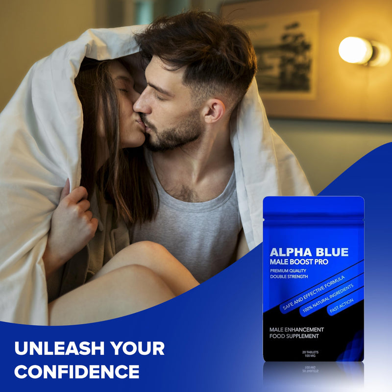 ALPHA BLUE Ginseng and Maca Tablets 100 mg - 30 Count - Herbal Food Supplement - Made in UK 1 count (Pack of 30)