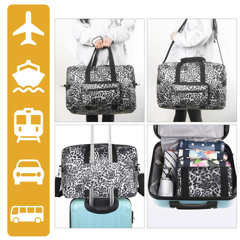 Weekender Bag Carry On Travel Duffle Women&Shoulder Handbag Pockets Bag Crossbody Travel Purses
