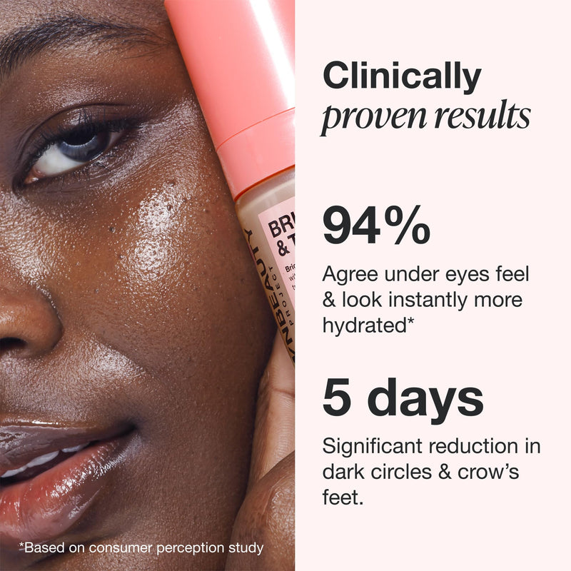 Innbeauty Project Bright & Tight Refillable Eye Cream, 0.5 oz (15 ml) | Targets dark circles and brightens with Vitamin C and caffeine