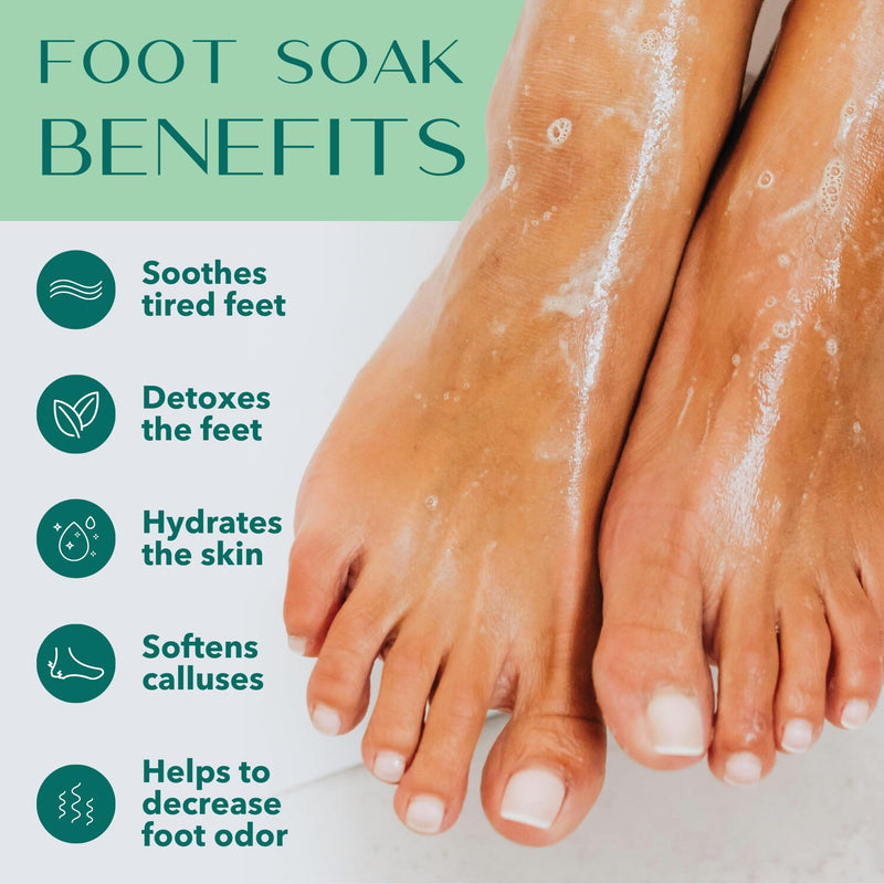 Apple Cider Vinegar Foot Soak, Mint & Eucalyptus (10oz)