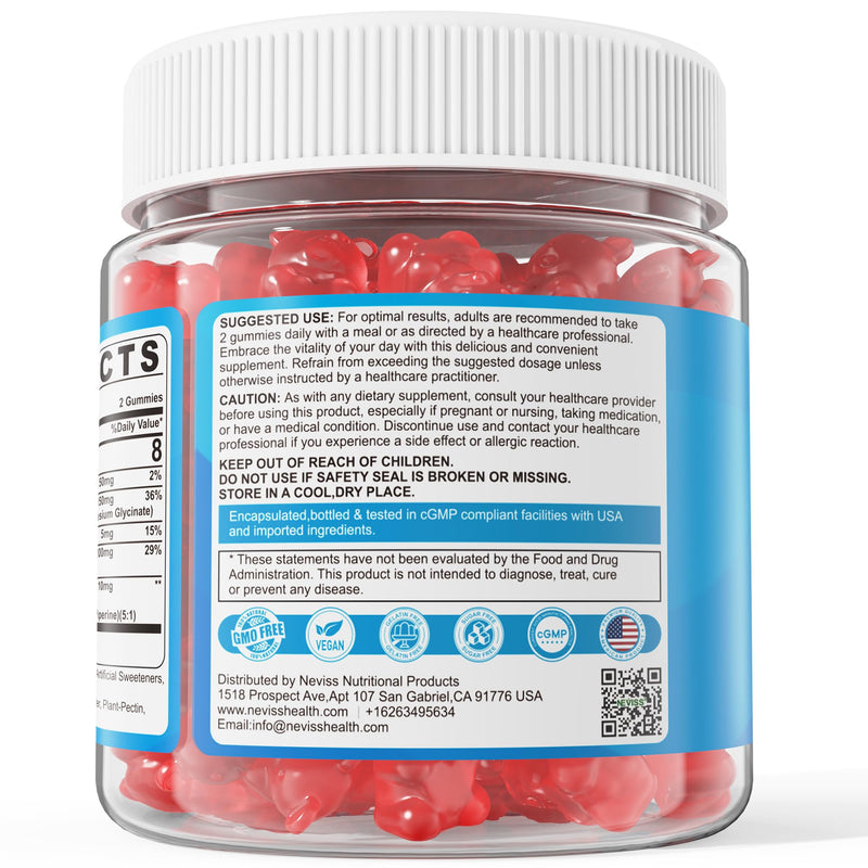 [Australia] - Potassium Citrate 1000mg Gummies, Potassium Magnesium Supplement + Calcium, Zinc, Sodium, Vitamin B6, B12, Support Leg Cramps, Electrolyte Balance, Body Performance, Energy Boost, Sugar Free, 120 Cts 60 Count (Pack of 2) 