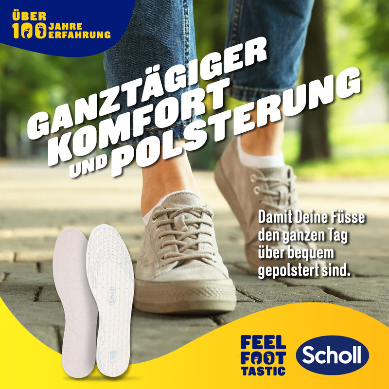 [Australia] - Scholl breathable insoles, extra thin, 1 pair 