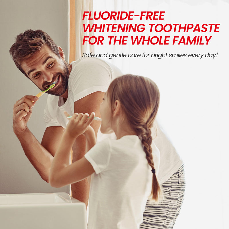 [Australia] - SP-6 Probiotic Whitening Toothpaste - Enhanced Formula with 6 Probiotics for Teeth Whitening and Gum Health - Enamel-Safe, Fluoride-Free, Fresh Mint Flavor, 4.6oz (2) 2 