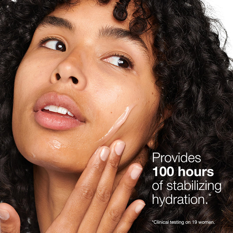 Clinique Moisture Surge 100H Auto-Replenishing Hydrator Oil Free Face Moisturizer | With Hyaluronic Acid, Aloe Bioferment and Vitamins C + E | For All Skin Types | Hydrating + Moisturizing 1 Fl Oz