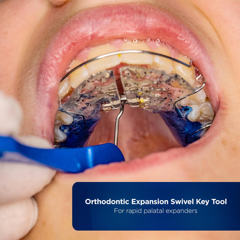 Galvanox Dental Orthodontic Expansion Swivel Key Tool for Palatal Expanders (3 Pack) 3 Pack