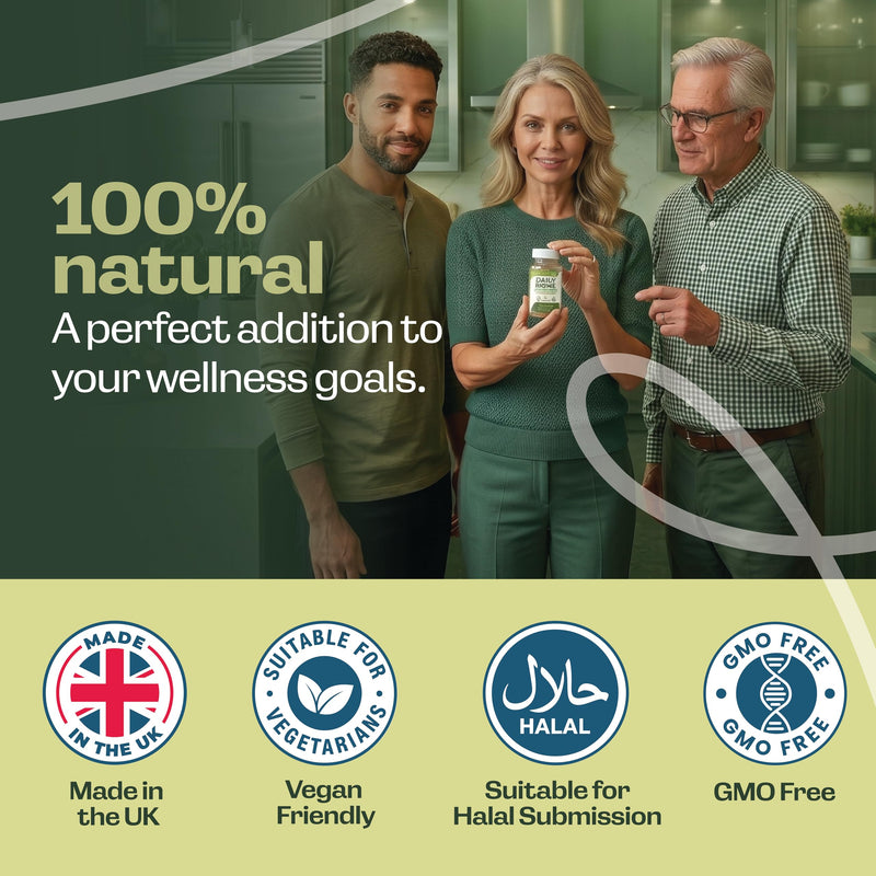 Fit Lab - Daily Biome, Gut Health Support, 30 Capsules - Botanical-Enhanced Gut Support with Live Cultures, Prebiotic Fibre, L Glutamine & Traditional Botanicals - Complete 5-in-1 30 count (Pack of 1)