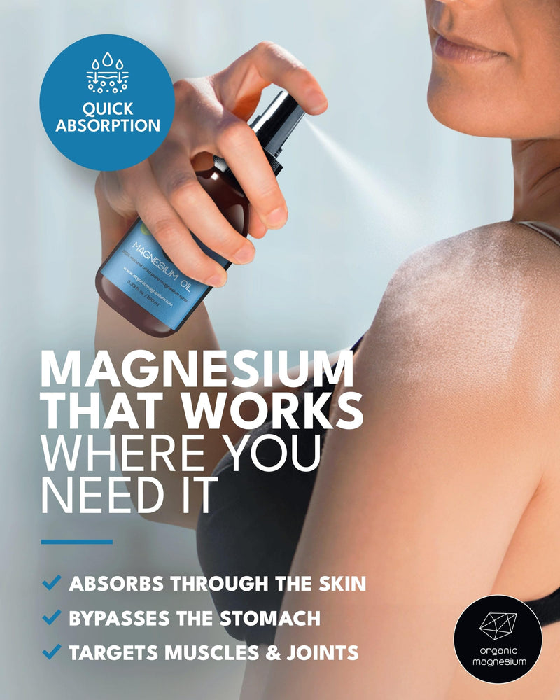Magnesium Spray for Sleep 100ml - 100% Natural & Ultra Pure Magnesium Oil | Topical Organic Mg Foot Spray for Restless Legs & Muscle Cramp Relief | from Ancient Zechstein Seabed