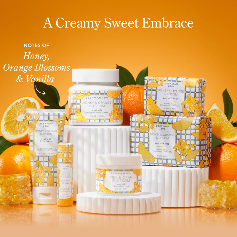 Beekman 1802 Goat Milk Lip Balm, Honey & Orange Blossom, 0.15 oz | Moisturizing Lip Balm for Dry, Chapped Lips, Sensitive Skin Safe 1 Count (Pack of 1)