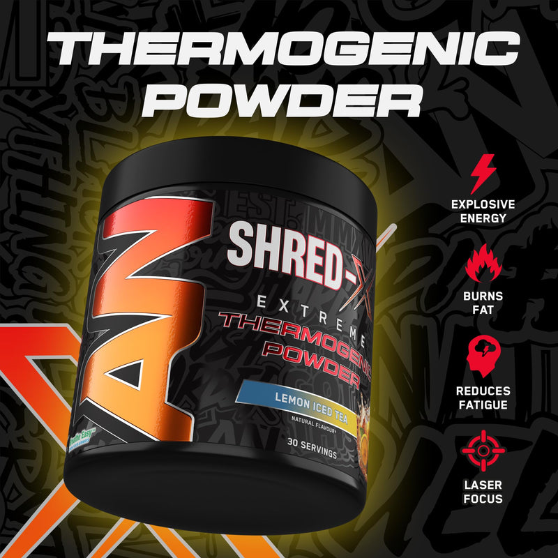 Applied Nutrition Shred X Fat Burner - ABE All Black Everything Fat Burner, Thermo Weight Management (300g - 30 Servings) (Lemon Ice Tea) Lemon Ice Tea 30 Servings (New Pack of 1)