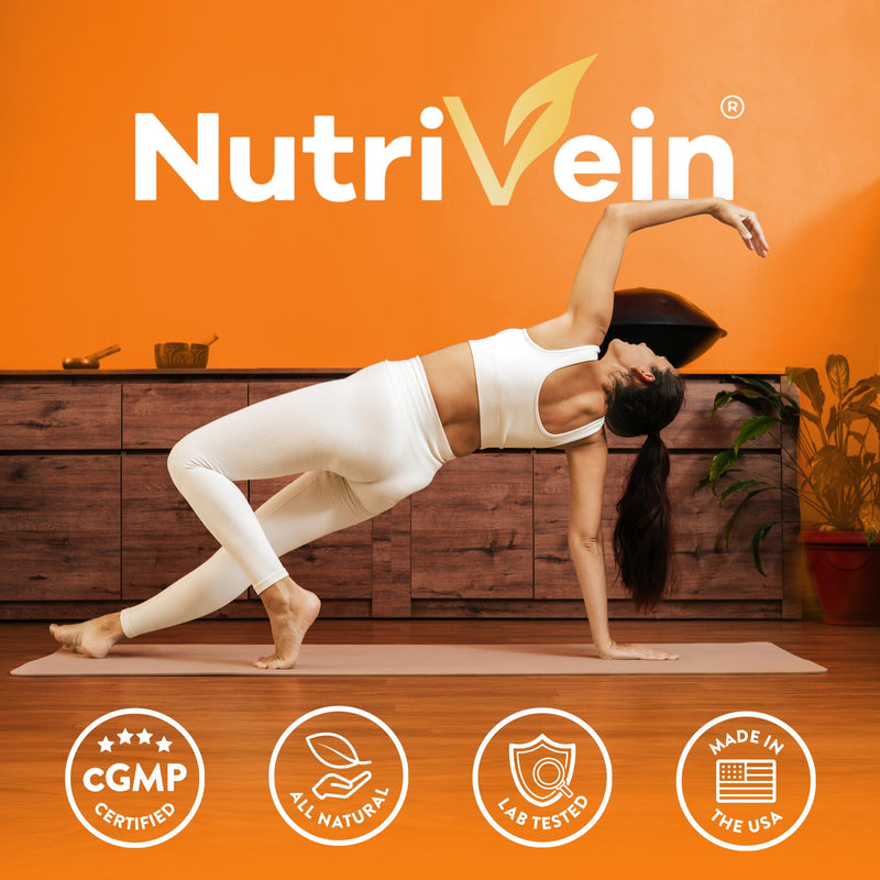 Nutrivein Liposomal Vitamin C Supplement 1650 mg - 180 Capsules, High Dose | High-absorption liposomal delivery for men and women. Supports whole-body defenses, skin, and overall well-being. Non-GMO.