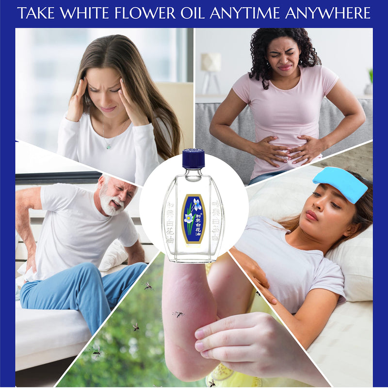 [Australia] - White Flower External Analgesic Balm Oil 10ml/ 0.338fl Oz., Authentic US Import (1 Pack) 